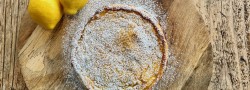 Bizcocho-fondant-flan de limón