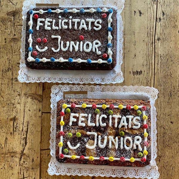 Pastel de cumpleaños sin gluten 