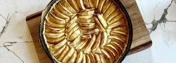 Tarta de manzana y queso