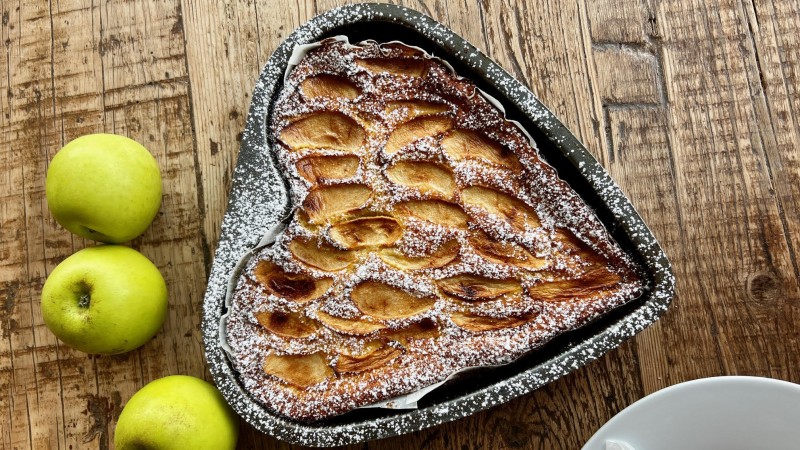 Tarta de Manzana FIT: fácil, ligera y deliciosa