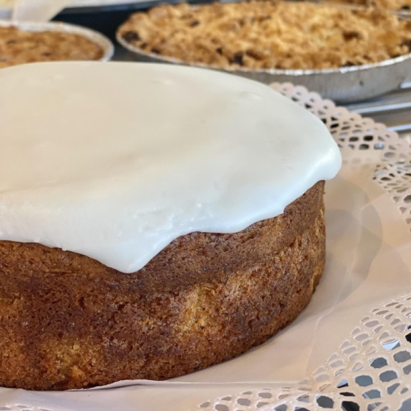 Carrot Cake Extra Tierno con Glaseado de Limón