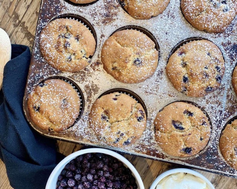 Blueberry Cheesecake Muffins