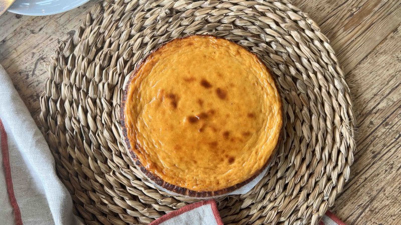 Pumpkin Cheesecake con Queso Quark