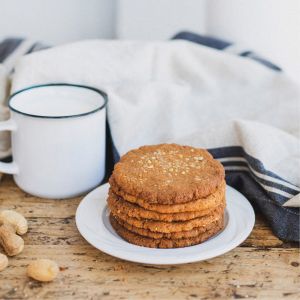 Cookies de cacauet: veganes i sense gluten