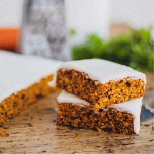 Gluten-free Carrot Cake with raisins
